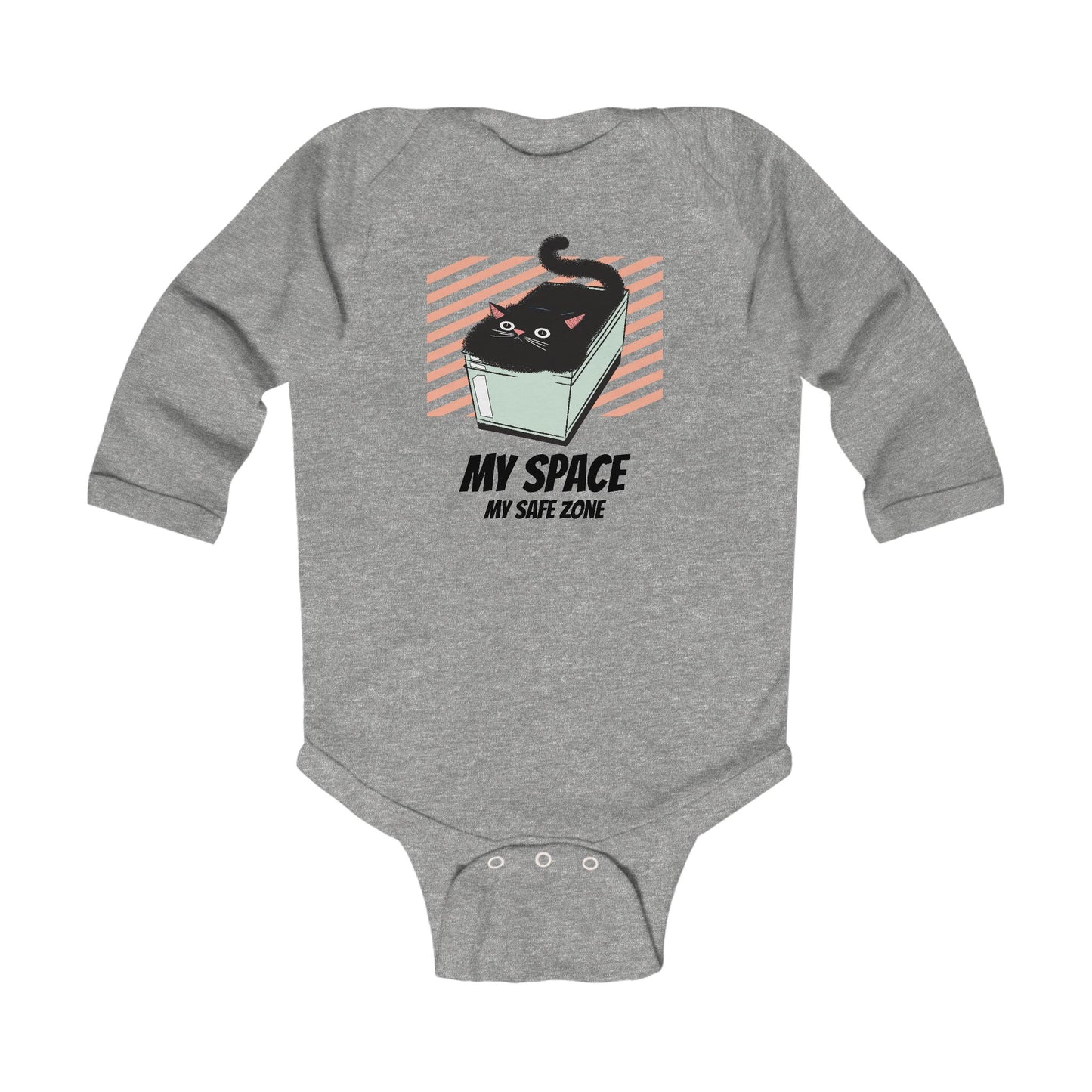 Cute Cat Themed Infant Bodysuit