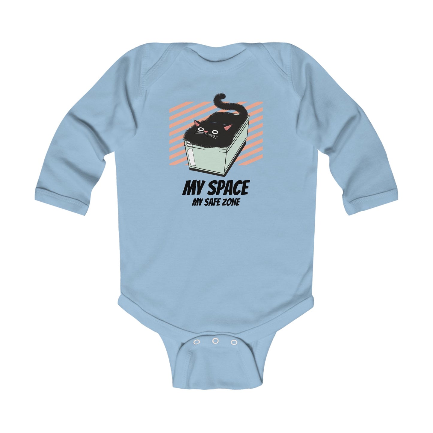 Cute Cat Themed Infant Bodysuit