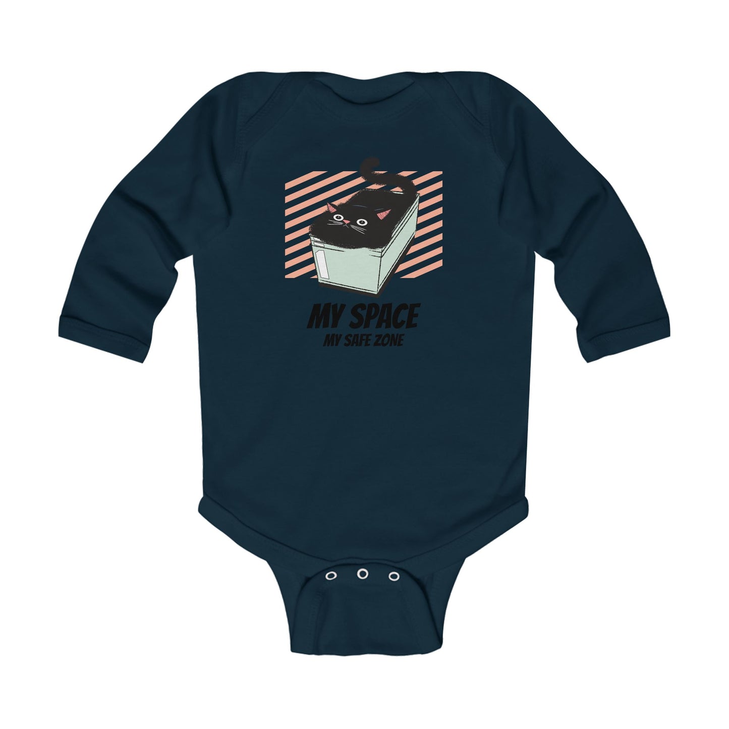 Cute Cat Themed Infant Bodysuit
