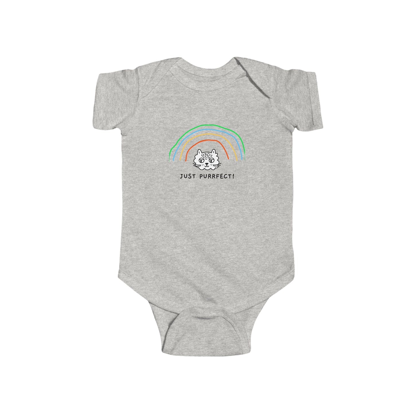 just purrfect infant-baby onesie