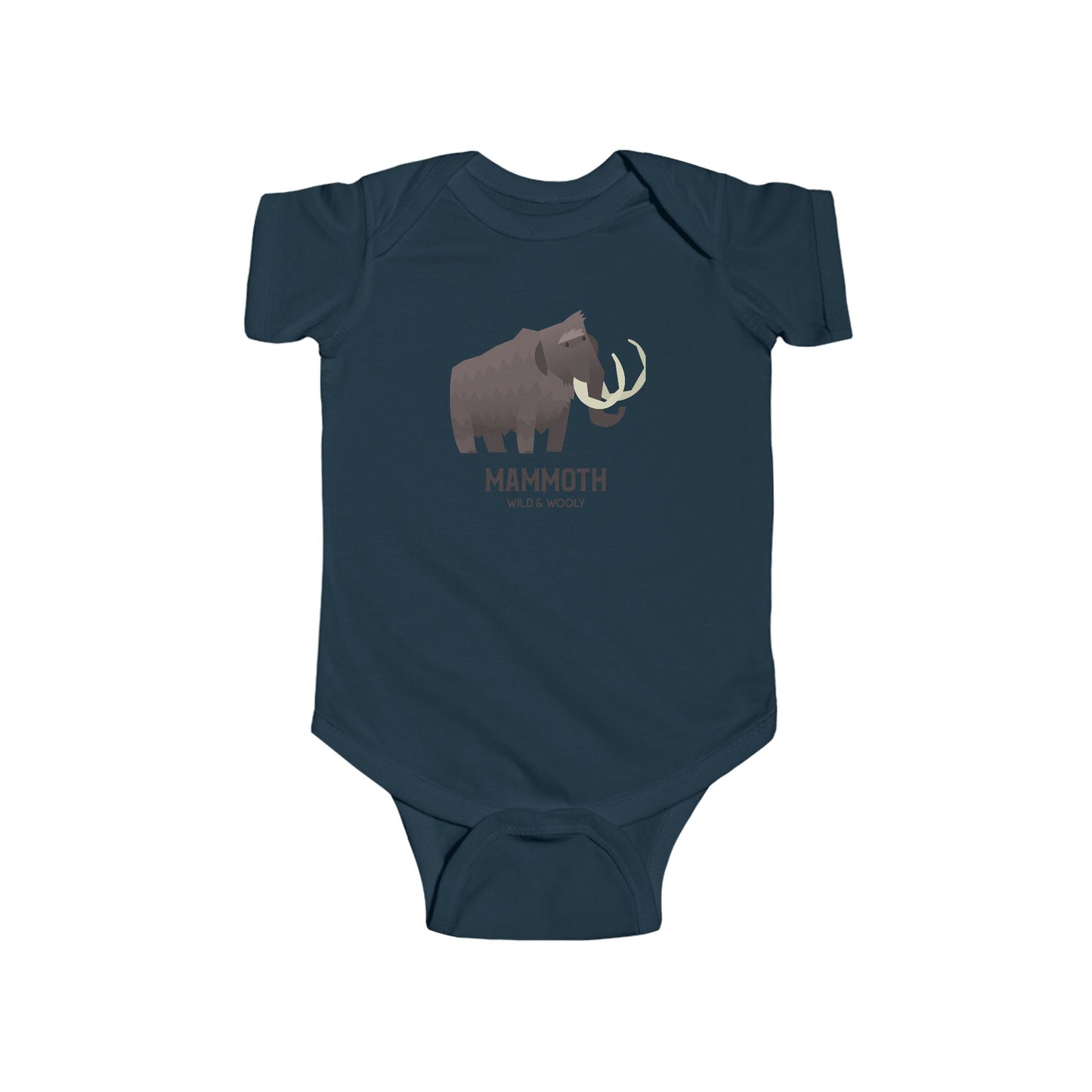 mammoth baby onsie