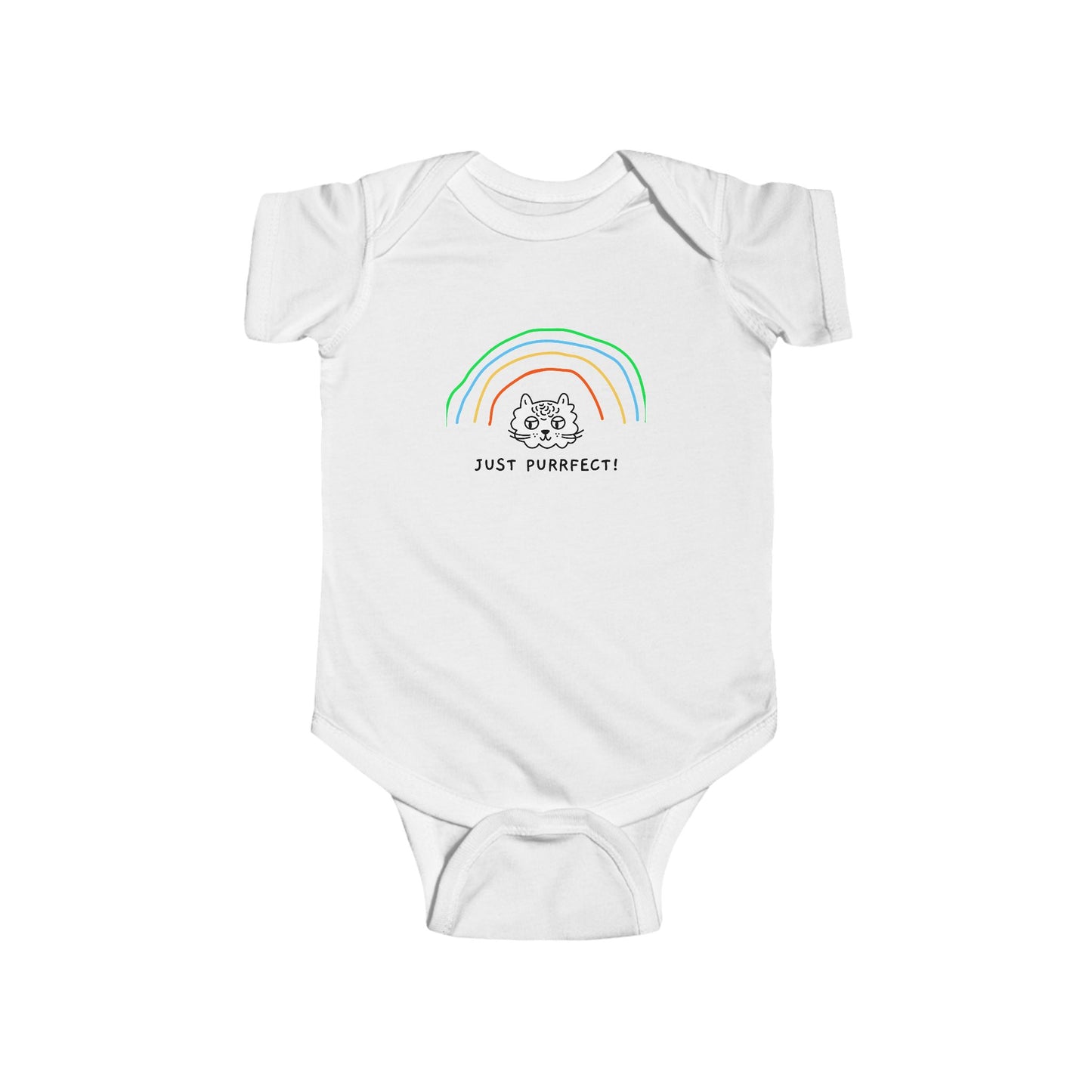 just purrfect infant-baby onesie