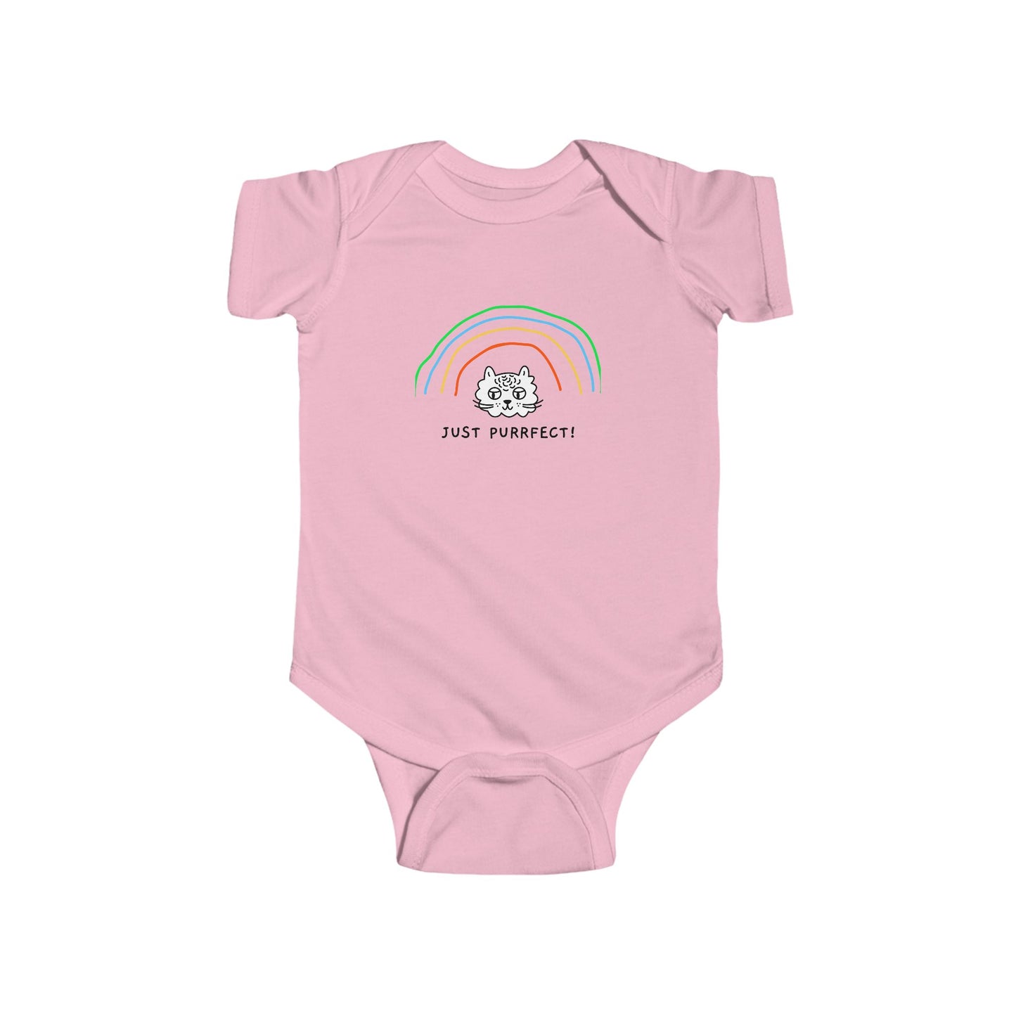 just purrfect infant-baby onesie