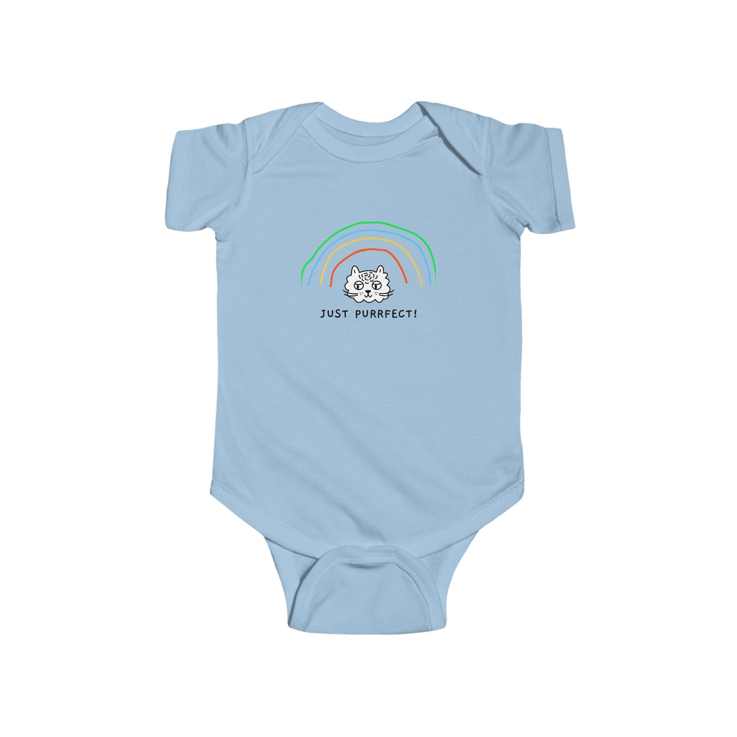 just purrfect infant-baby onesie