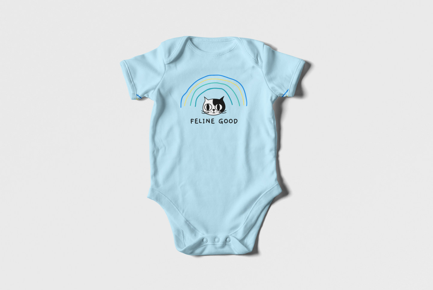 Feline good  baby onesie
