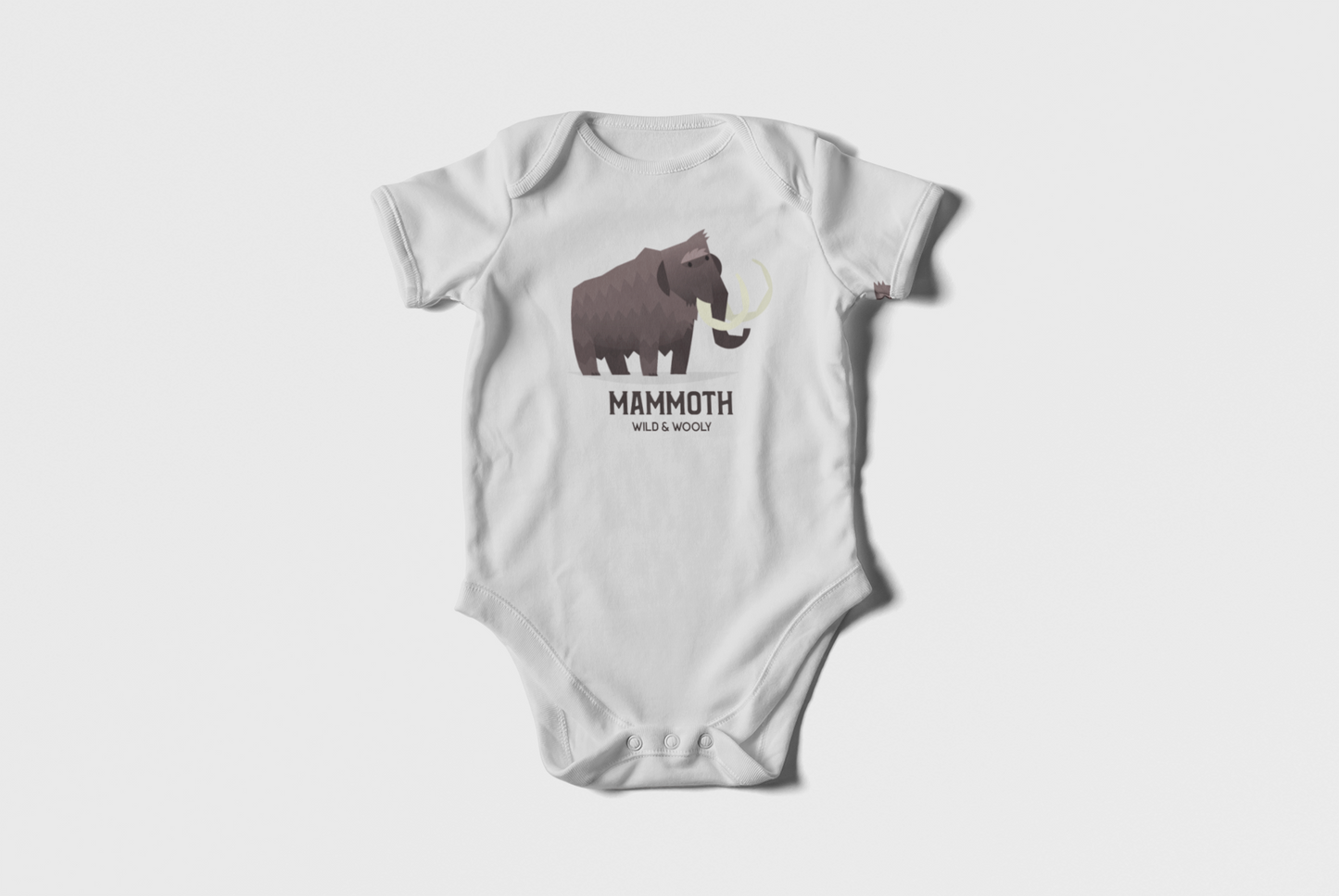 mammoth baby onsie