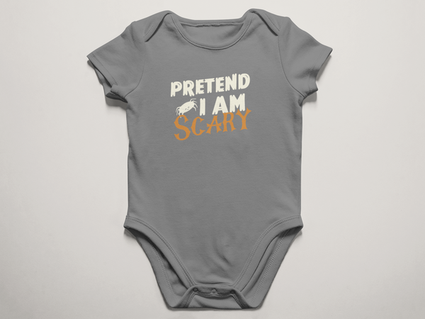 Pretend im scary baby onsie