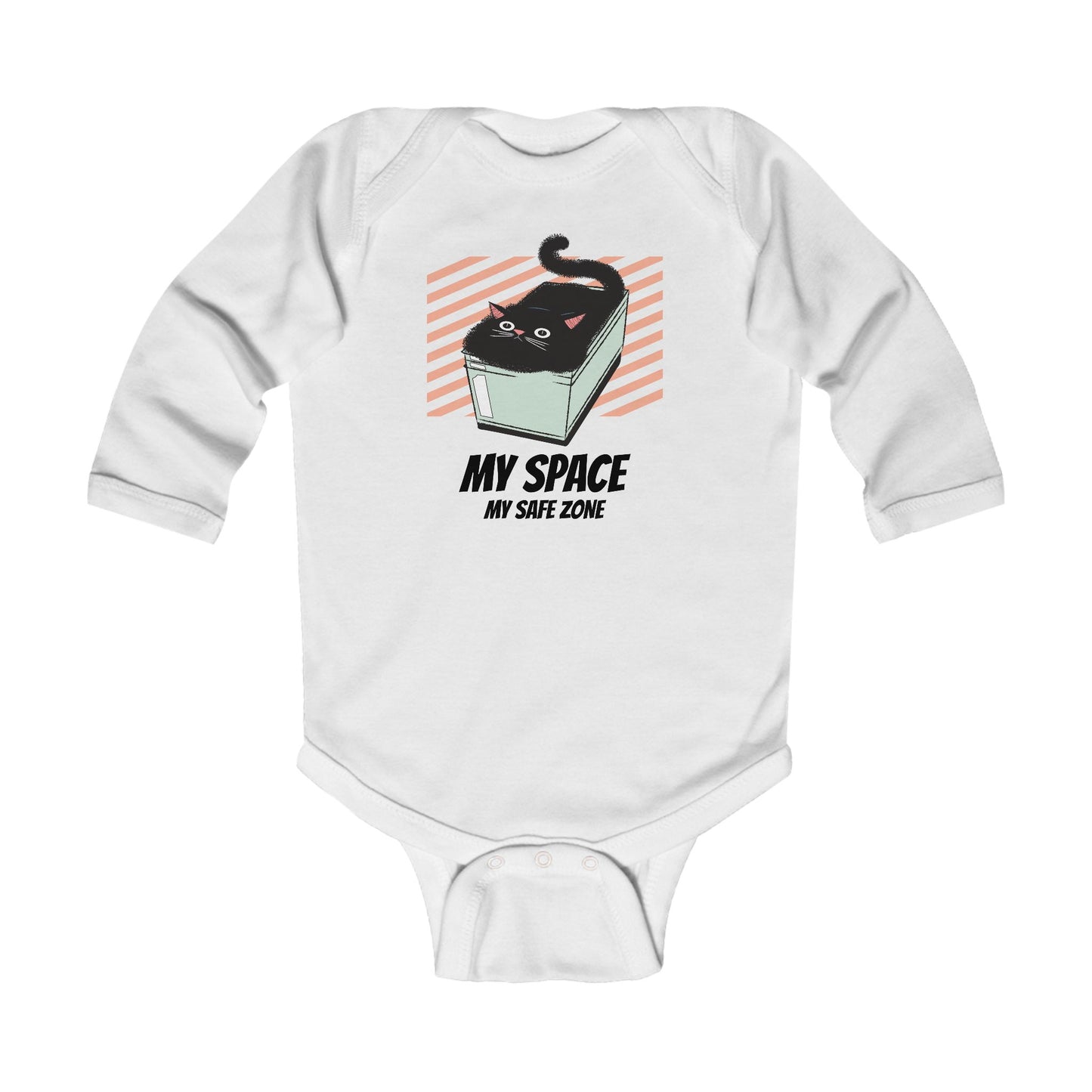 Cute Cat Themed Infant Bodysuit