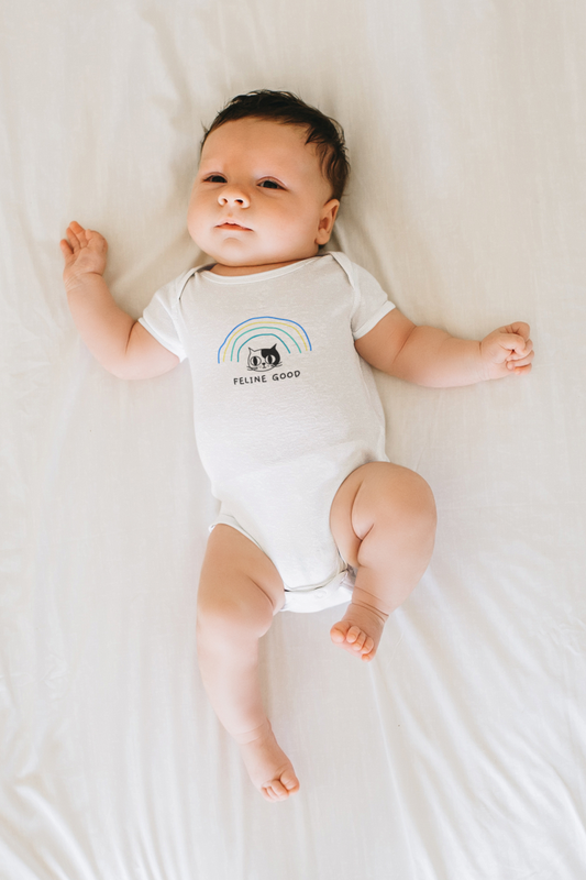 Feline good  baby onesie